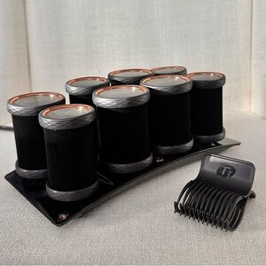 T3 Volumizing Hot Rollers Luxe Set with Dual Temperature Control Black